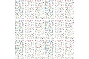 KAYAN 18 Blatt Sticker Aufkleber Blätter Grün Sticker Blätter Klein Sticker Blumen Scrapbooking Aufkleber Hochzeit Gästebuch Scrapbook Sticker Blumen für Scrapbooking Fotoalbum Stickerbuch Stickeralbum