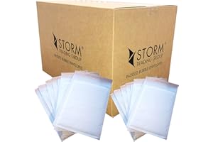 STORM TRADING GROUP 100 White Padded Bubble Envelopes A5 170 x 245mm STG 4