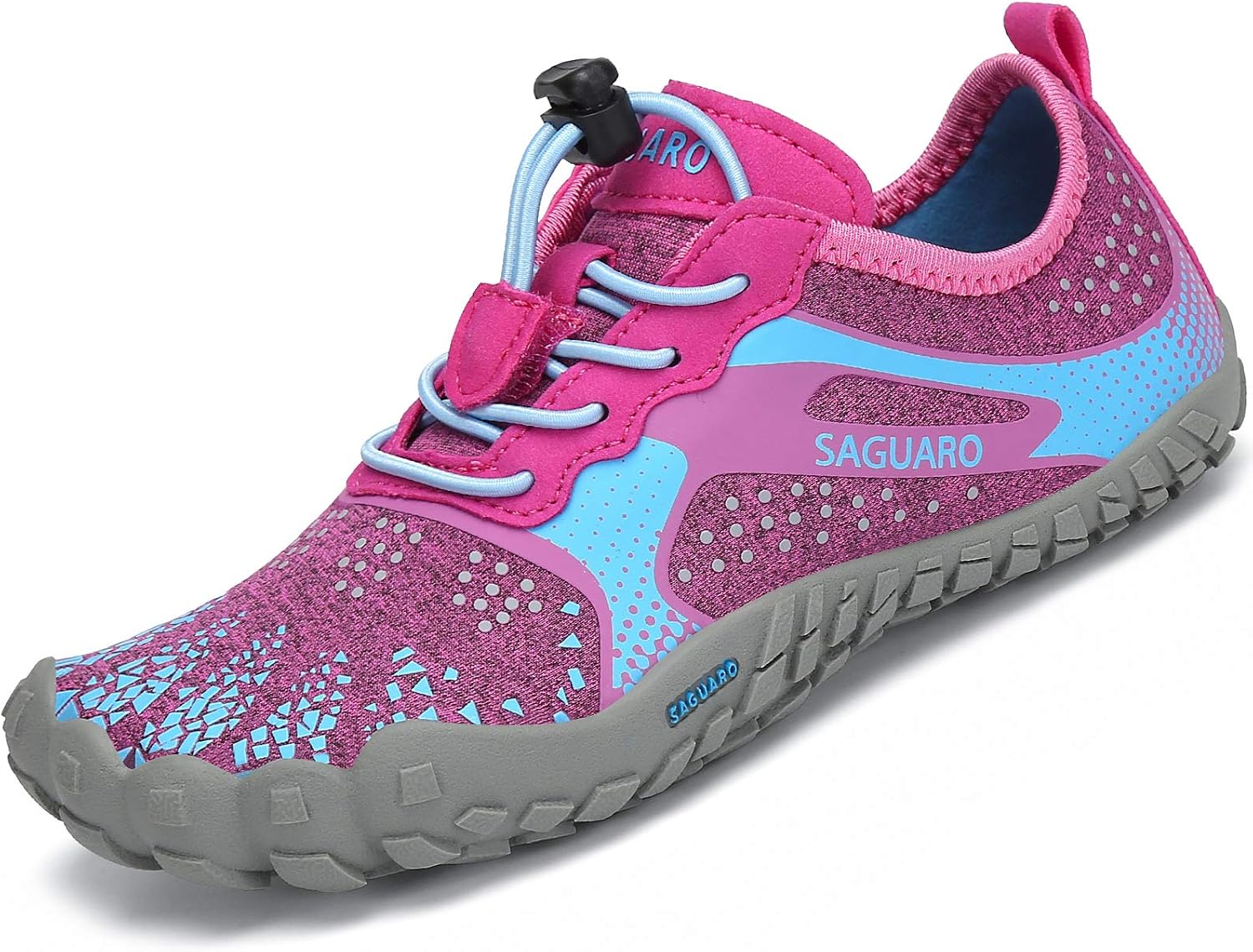 SAGUARO Niños Calzado Descalzos Zapatillas de Trail Niñas Transpirables Minimalistas Zapatillas de Deporte, 24-36 EU