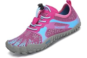SAGUARO Enfants Chaussures Minimalistes Respirantes Garçons Filles Chaussures de Trail GR.24-36