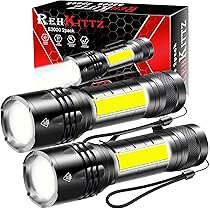 GEARLITE Torcia LED Ricaricabile da 10000 Luen, Torcia LED Potente