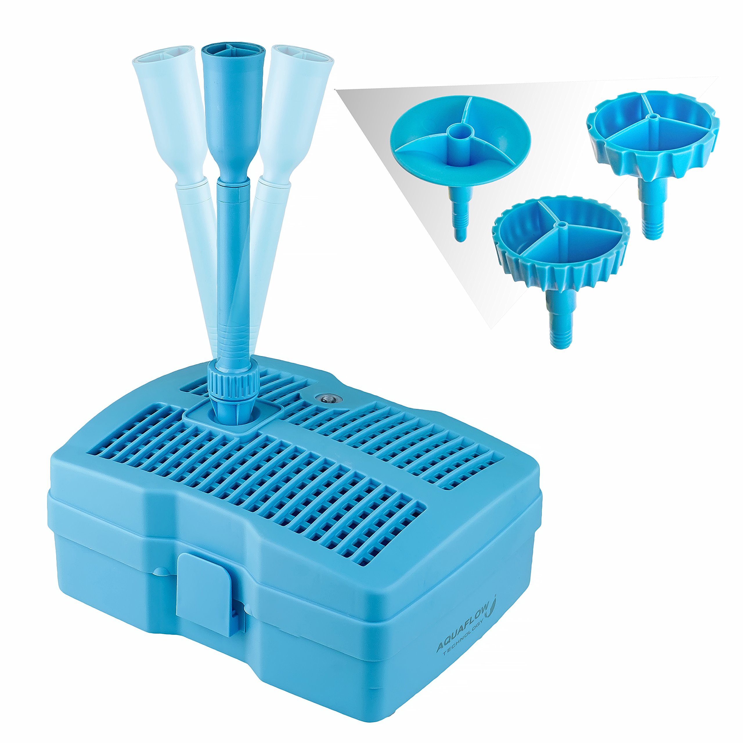 Aquaflow Technology GFUV 2500 Sunsun CUF 3in1 Filter 1000l/h Springbrunnen 20W 9W UV-Klärer – Bild 3