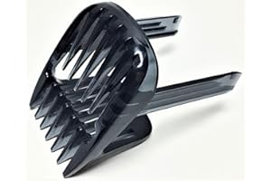 NC Nuovo tagliacapelli nero 1-7 mm plastica Trimmer compatibile con HC9450 HC9452 HC9490 HC9450/13 HC9450/15 HC9450/20 HC9452/15 HC9490/15 Serie 9000 Barba Ricambi Capelli Prewave