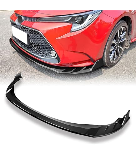 MAG Gloss Black Front Bumper Lip Splitter (3pcs) For Ford Mustang 2015-2017 MK6