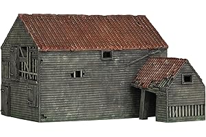 Hornby R7379 Derelict Farm Building for Model Railway OO Gauge, Mini Train Accessories for Adding Scenery, Dioramas, Woodland, Buildings and More, Model Making Kits - 1:76 Scale Accessory