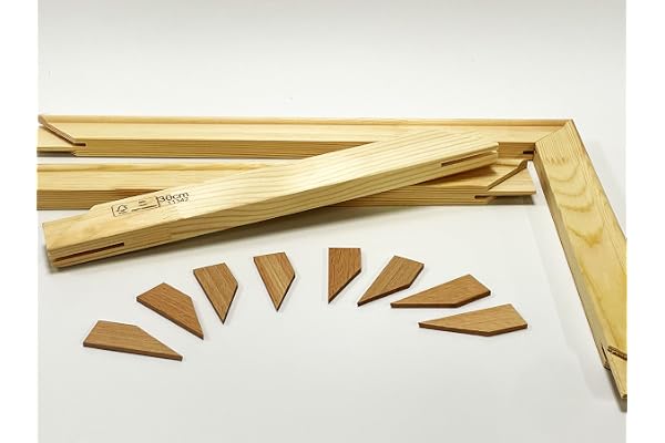 FSC® Kit de barres de châssis certifiées, Kit à monter soi-même, Sans toile, Cadre photo professionnel, Plusieurs dimensions, 40 x 50 cm