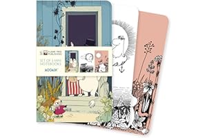 FLAME TREE GIFT Moomin Set of 3 Mini Notebooks