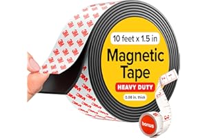 X-BET MAGNET Bande Magnétique Souple - Bande Magnétique de 3,8 cm x 3m avec Forte Adhésivité - Ruban Aimanté de Qualité Supérieure pour Bricolage et Artisanat – Aimants Adhésifs et Tableau Effaçable à Sec