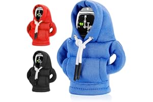 GLEEMEN Gałka zmiany biegów, osłona gałki zmiany biegów, mała bluza z kapturem do zmiany biegów, osłona gałki zmiany biegów, dekoracyjna osłona na gałkę zmiany biegów, wielokolorowa