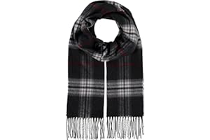 Giorgio Rimaldi Bufanda 30 x 180 cm - Más suave que la cachemira - Made in Germany - Bufanda a cuadros para hombre y mujer - Perfecta para otoño e invierno