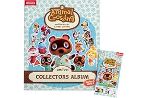 SOFTWARE PYRAMIDE Album de collection compatible avec : Cartes Animal Crossing Nintendo amiibo | Série 5 | Album Collectors | avec 3 cartes