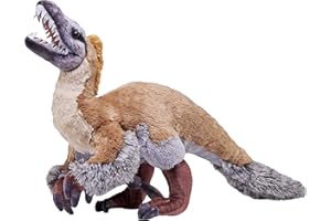WILD REPUBLIC Everything Dinosaur Artist Dino Velociraptor Soft Toy