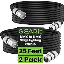 Flutesan 4-Channel XLR Over RJ45 Snake Kit – 3.3 Ft Cables, Colorful Plugs, For Stage & Studio