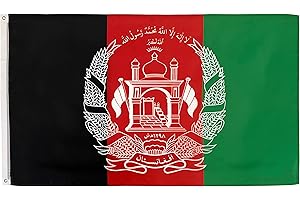 FlagScout - Afghanistan Flagge | 90 x 150 cm | Flaggen mit top Qualität, hochwertiger Verarbeitung und kräftigen Farben