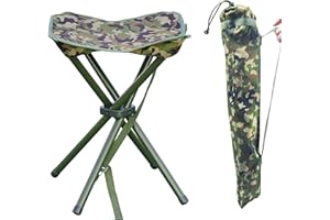 SHADDOCK FISHING Outdoor Portable Folding Stool Leisure Slack Lightweight Stool Chair Heavy Duty Camping Fishing Hiking Picnic Garden BBQ Chair Mountaineering Travel House-Using Recreation