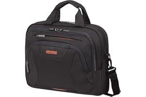 American Tourister at Work Aktentasche, 39 cm, 10 Liter, Black/Orange