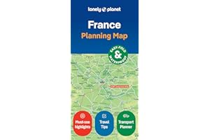 Lonely Planet France Planning Map