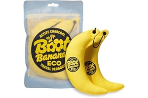 Boot Bananas Deodoranti da viaggio ecologici, leggeri, sostenibili, riutilizzabili, deodoranti per scarpe e guanti sportivi, neutralizzanti odori e purificatore d'aria, ecologici, durano fino a 12