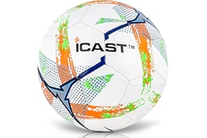 ICAST Ultimate Kids Football Ball – Size 5 Lightweight Football Durable Outdoor | indoor Play & Training