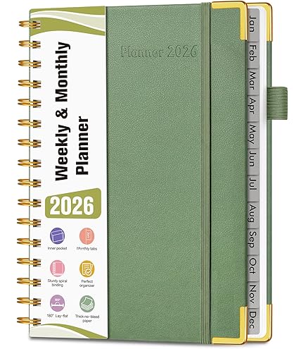 RETTACY Planner 2025-2026, Monthly Planner, Jan 2025 - Dec 2026, 8.5 - View #10