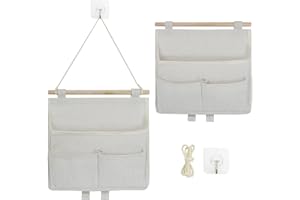 GOWTX 2 Stück Hängende Aufbewahrungstasche, Zusammenbaubar Wandorganizer Hängetasche, Hohe Kapazität 3 Fächer Hängeorganizer, Hängeaufbewahrung Organizer Faltbares Wandorganizer für Geschäft Zuhause Büro