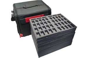 TABLETOP TYRANT Sacoche Tyrant pour armée et figurines avec compartiments en mousse pouvant accueillir jusqu'à 480 modèles.
