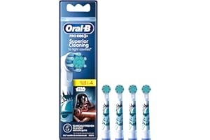 ‎ORAL-B Oral-B Pro Kids końcówki do elektrycznych szczoteczek do zębów, Disney Star Wars, 4 sztuki, zaprojektowane do delikatnego szczotkowania