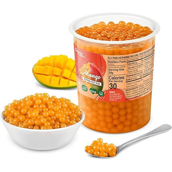 Bobalife Mango Bubble Tea Syrup (1.2kg) | 25-30 Servings (Variable