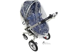 FOR YOUR LITTLE ONE Raincover Compatible with Silver Cross Surf Pushchair
