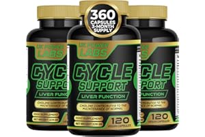SAMUAL'S Liver Support Supplements - Cycle Support Liver Cleanse Detox and Repair - Choline Supplement - PCT Blood Pressure Supplement - 120 Capsules (3)