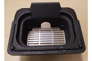 Brasero - creuset en fonte complet avec grille pour les poêles Edilkamin et Italiana Camini cod. R 654240.