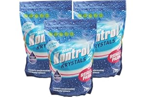 Kontrol Refill Damp Moisture Trap Absorber Crystals 2.5kg (3, Scent Free)