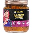 Daichi - Mixed Pickle | Crafted with love by women artisans | Sun cured | Cold-pressed mustard oil | In-house spices | No Preservatives 500gm (Pack of 1)