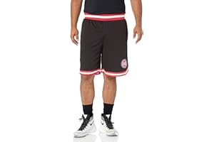 Ultra Game Herren NBA Men's Active Knit Basketball Training Shorts Woven Team Logo Poly Mesh