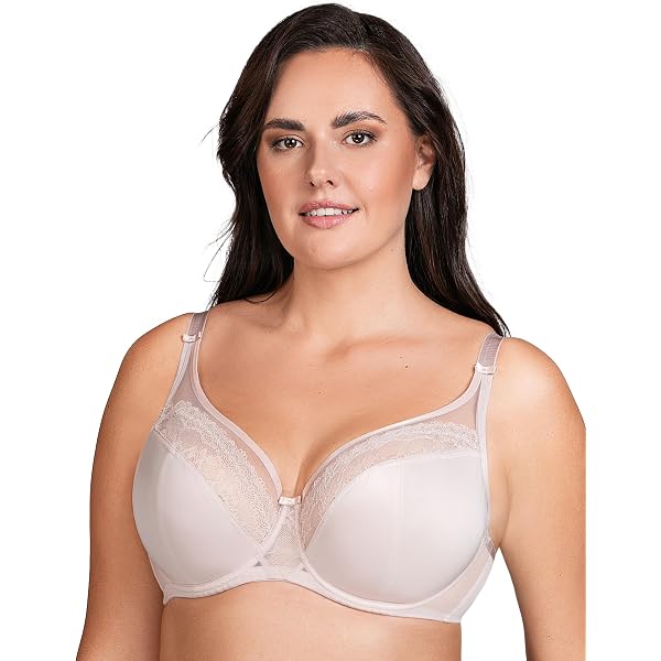 Vivisence Reggiseno Comodo Non Imbottito Con Coppe Morbide – Modello Classico 1077 In Cotone, Spalline Regolabili, Prodotto UE