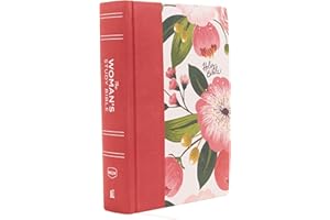 NKJV, The Woman's Study Bible, Cloth over Board, Pink Floral, Red Letter, Full-Color Edition: Receiving God's Truth for Balance, Hope, and Transformation