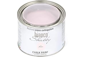 bianco Shabby® Rosa (rosa) Vattenbaserad kritfärg för alla ytor – extra matt finish (500 ml)