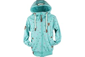 VIN TE Kinder Sweat Jacke Kapuze Fleece gefüttert Hoodie Übergangsjacke Uni Anker Pferde 92-164