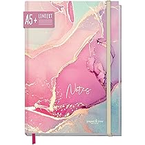 Taccuino A5+ A Righe Trendstuff - Quaderno Con Elastico, 156 Pagine Per Bullet Journal O Appunti, Sostenibile - Foto 13