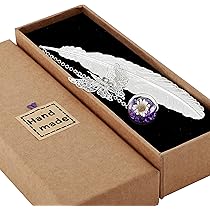 2Pcs Marque-page Plume En Métal Cadeau D'anniversaire Femmes