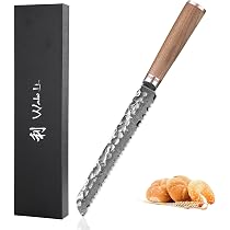 Wakoli Nussbaum Damast Fleischmesser – 27,5 Cm Klinge Aus 67-lagigem Damaststahl, Mit Geschenkbox