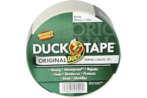 Duck Tape Ruban adhésif pour réparation de tissu Blanc, blanc, Duck Tape Original White