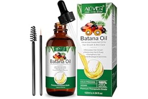 IFUDOIT Olio di Batana per Capelli 120 ml, Olio Essenziale di Batana Puro al 100% Pressato a Freddo, Favorisce la Crescita dei Capelli, Nutre il Cuoio Capelluto, Previene la Caduta e la Rottura dei Capelli