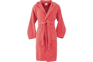 Bassetti Morbido Accappatoio 360 gr con Cappuccio 100% Cotone Uomo Donna Spugna Taglie Forti - ITALY Designed - Collezione VIVIAN