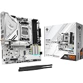 ASRock B850M Steel Legend WiFi Micro ATX Anakart AMD AM5, 4x DDR5, 3x M.2 SSD, HDMI 4K 120Hz, WiFi 7, 3x USB Type-C