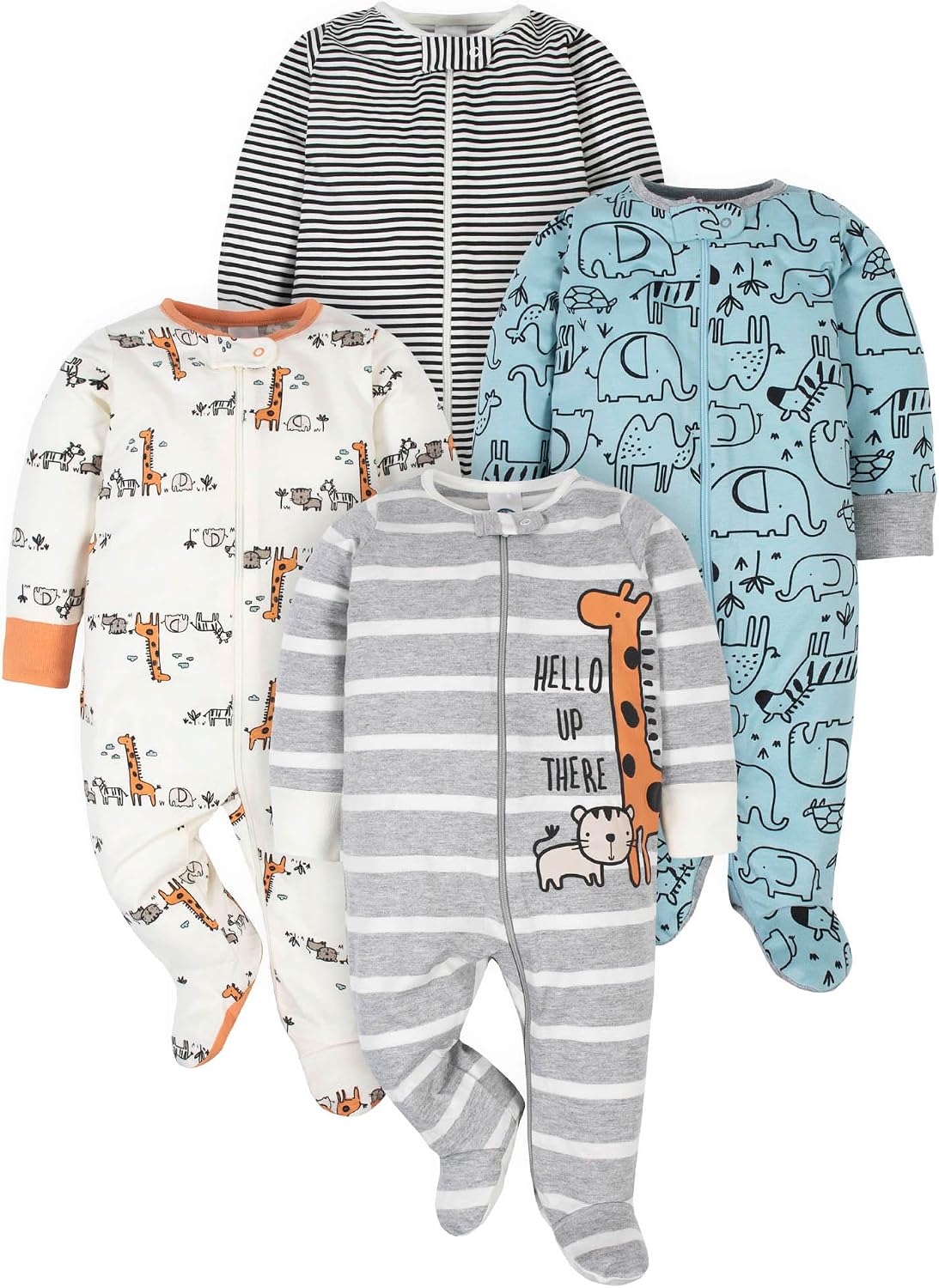 Gerber Paquete de 4 Pies Sleep 'N Play Duermen para bebés y niños pequeños Bebé-Niños