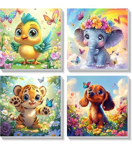Kit De Pintura Por Números Para Niños Y Niñas | Envío Gratis