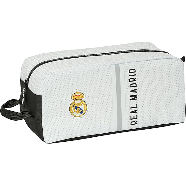 Borsa Sportiva Real Madrid 24/25 Per Bambini - Zaino Bianco/Grigio 40x23x24 Cm - Foto 8