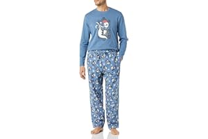 Amazon Essentials Uomo Set da Notte Pigiama in Flanella