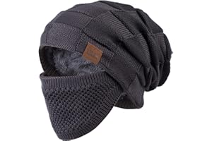 REDESS Cappello a Berretto per Uomini e Donne Cappelli Caldi Invernali in Maglia Slouchy Cappello a Cranio Spesso